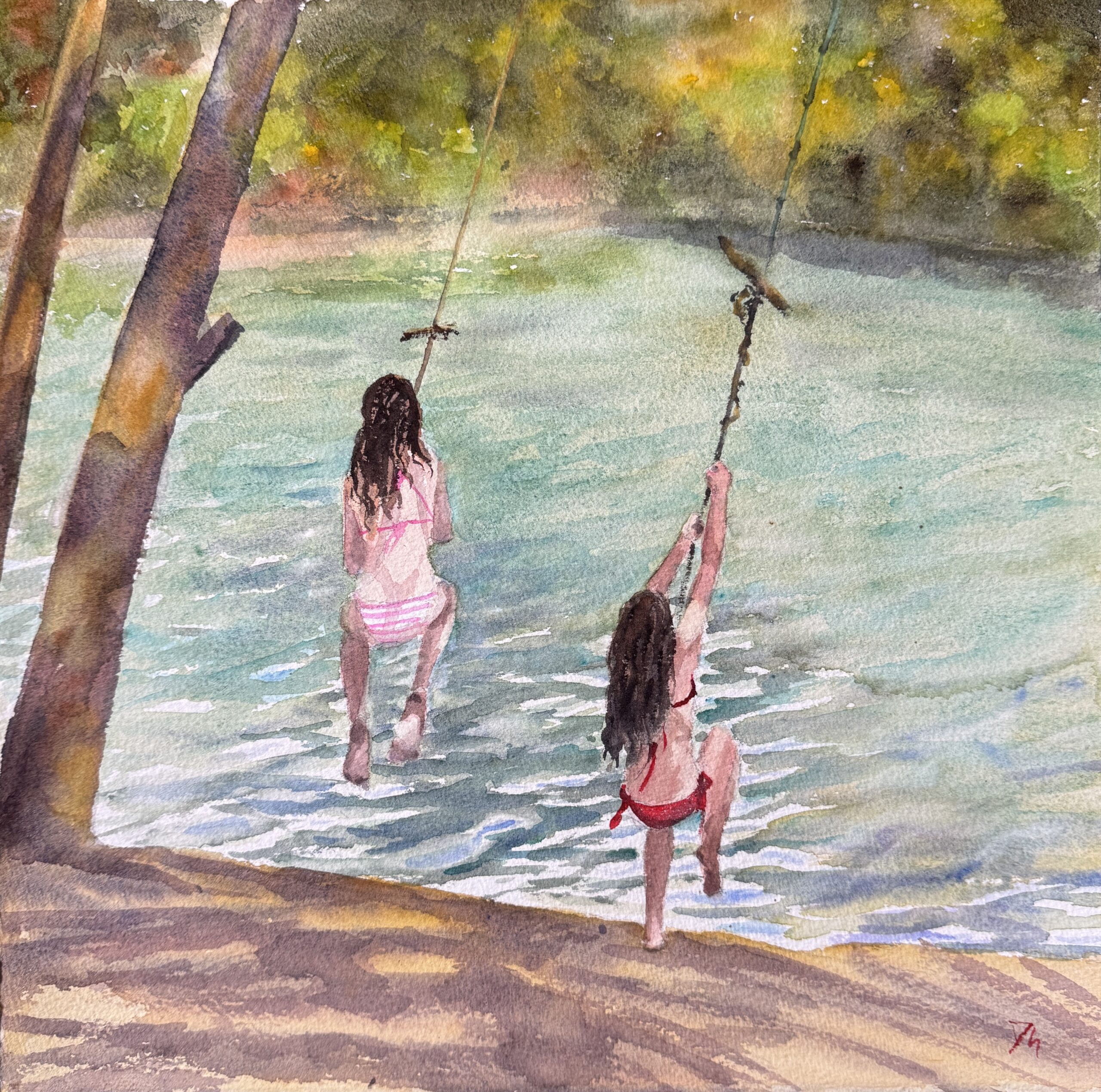 a beautiful summer day by the billabong a beautiful summer day by the billabong